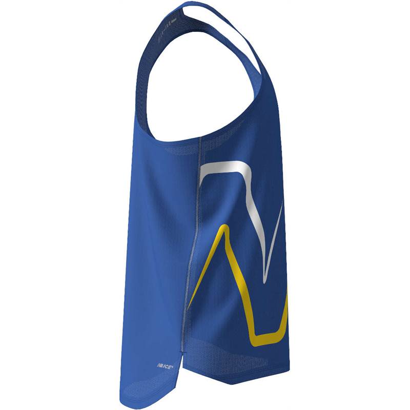 New Balance Mens Graphic Impact Run Singlet-3